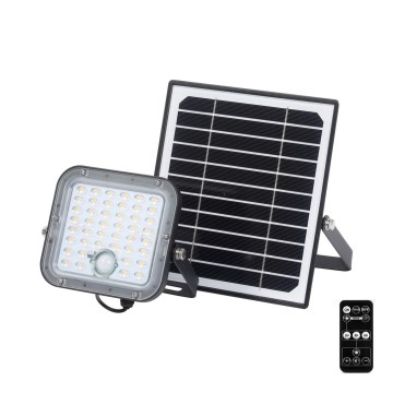 Ledvance - Dimmbarer LED-Solarstrahler mit Sensor FLOOD SPLIT LED/10W/7,4V IP65 + Fernbedienung