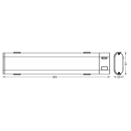 Ledvance - Dimmbare LED-Küchenunterbauleuchte mit Sensor SMART+ UNDERCABINET LED/9W/230V 3000-6500K Wi-Fi