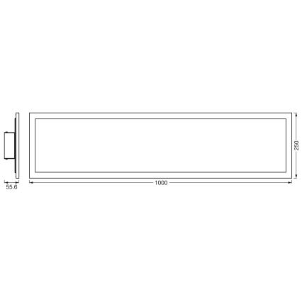 Ledvance - LED RGBW dimmbares Panel SMART+ PLANON LED/30W/230V 3000-6500K Wi-Fi 100x25 cm + Fernbedienung