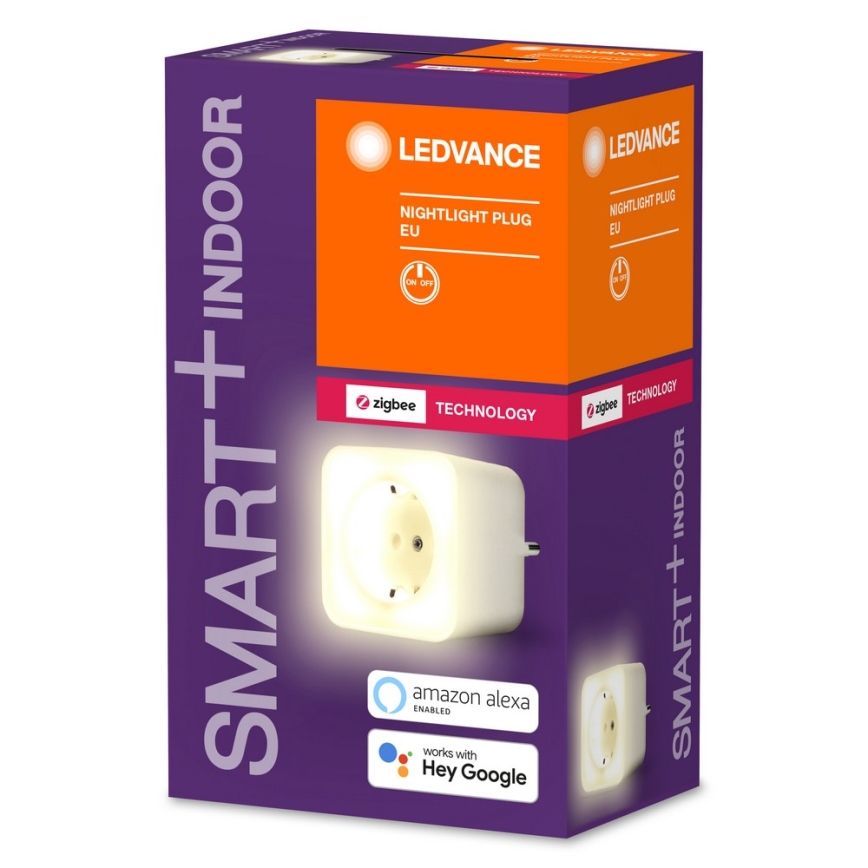 Ledvance - Intelligente Steckdose mit LED-Beleuchtung SMART+ PLUG 3680W