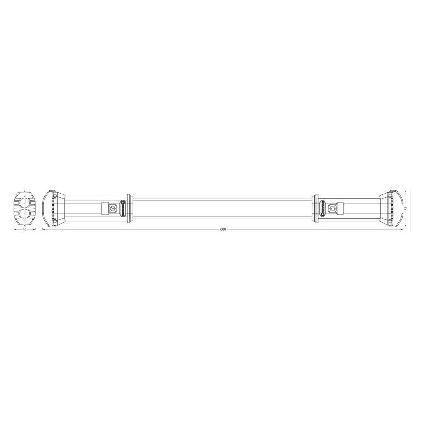Ledvance - LED-Arbeitsleuchte TUBE LED/10W/5V IP54
