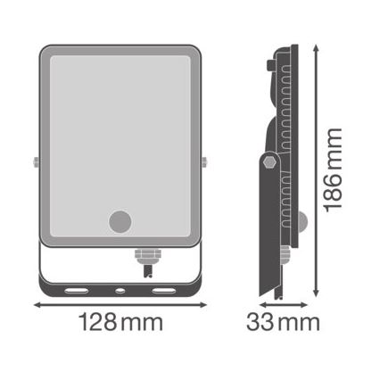 Ledvance - LED Außenstrahler mit Sensor FLOODLIGHT LED/30W/230V 6500K IP65