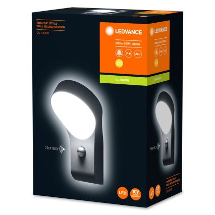 Ledvance - LED Außenwandleuchte mit Sensor ENDURA LED/8W/230V IP44