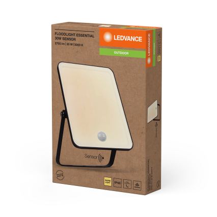 Ledvance - LED-Außen-Wandfluter mit Bewegungs- und Dämmerungssensor LED/30W/230V IP65