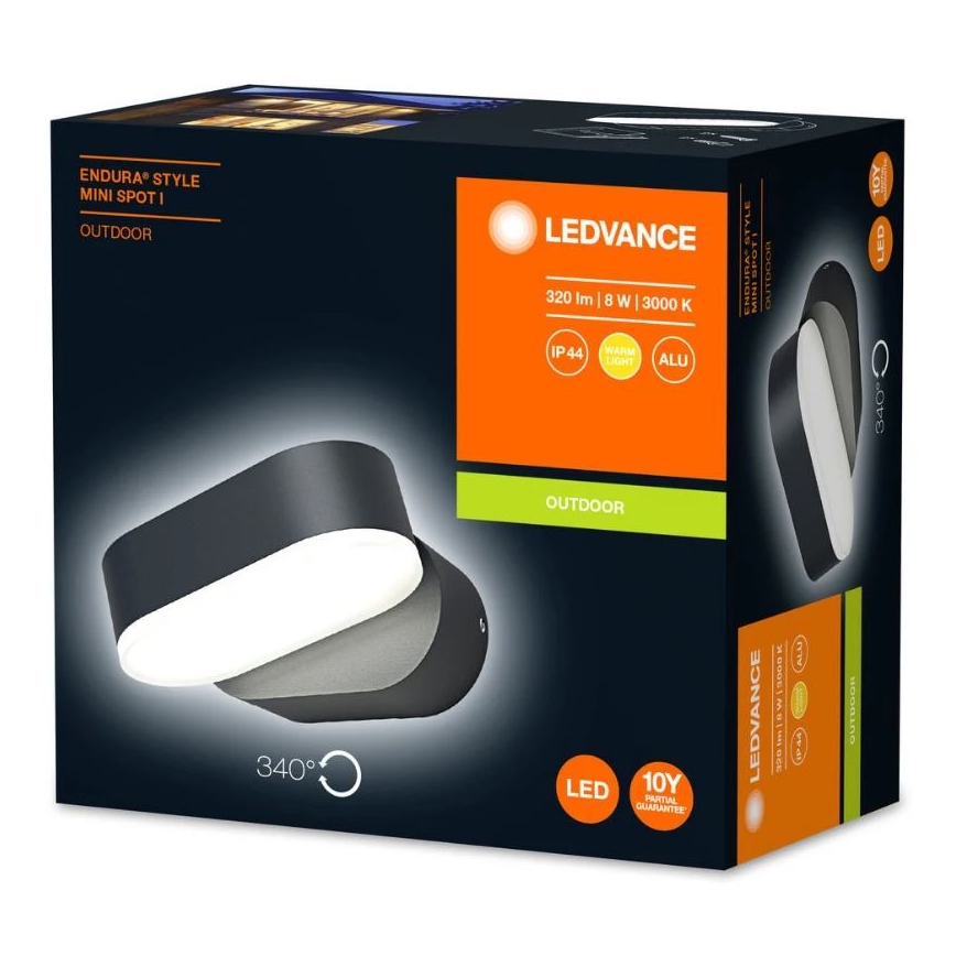 Ledvance - LED Auβen-Wandbeleuchtung ENDURA LED/8W/230V IP44