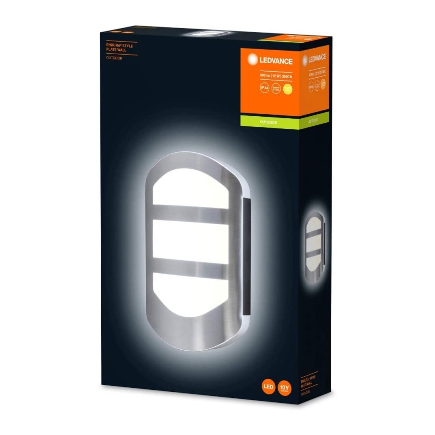 Ledvance - LED Auβen-Wandbeleuchtung PLATE LED/12W/230V IP44
