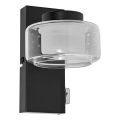 Ledvance - LED Badezimmer-Wandleuchte ORBIS FLAME LED/5,5W/230V 3000/4000K IP44 schwarz