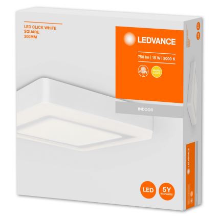 Ledvance - LED Deckenleuchte CLICK LED/15W/230V