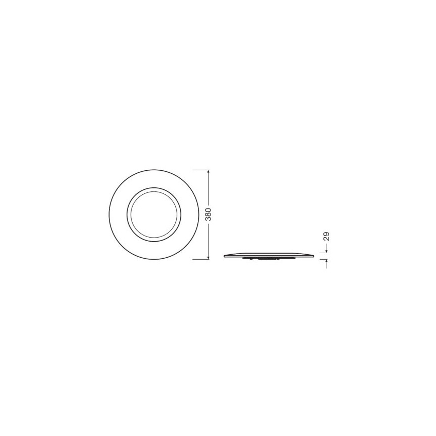 Ledvance - LED-Deckenleuchte FLAT LED/20W/230V