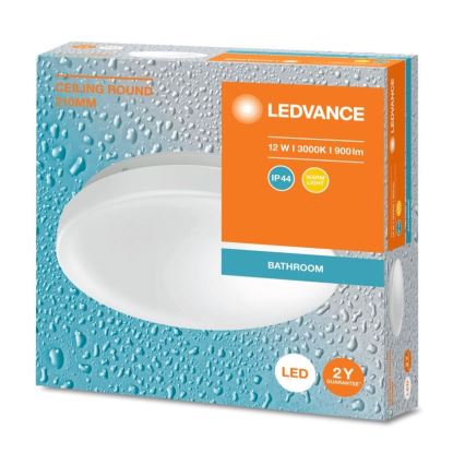 Ledvance - LED-Deckenleuchte für das Badezimmer CEILING ROUND LED/12W/230V 3000K IP44