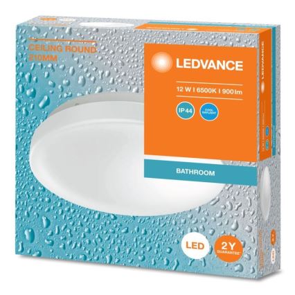 Ledvance - LED-Deckenleuchte für das Badezimmer CEILING ROUND LED/12W/230V 6500K IP44