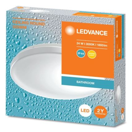 Ledvance - LED-Deckenleuchte für das Badezimmer CEILING ROUND LED/24W/230V 3000K IP44