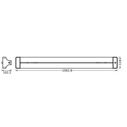 Ledvance - LED-Deckenleuchte OFFICE LINE LED/42W/230V 106 cm