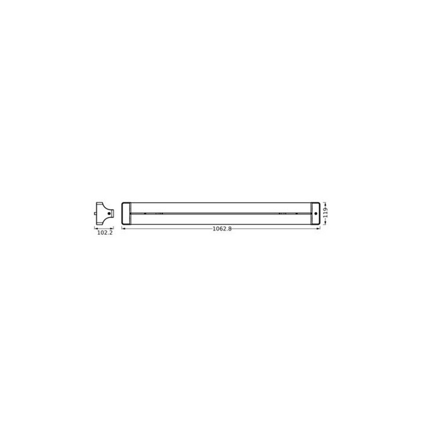 Ledvance - LED-Deckenleuchte OFFICE LINE LED/42W/230V 106 cm