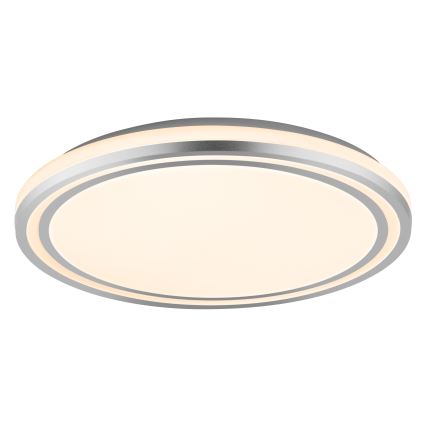 Ledvance - LED-Deckenleuchte ORBIS HELMAN LED/24W/230V d 39 cm silbern