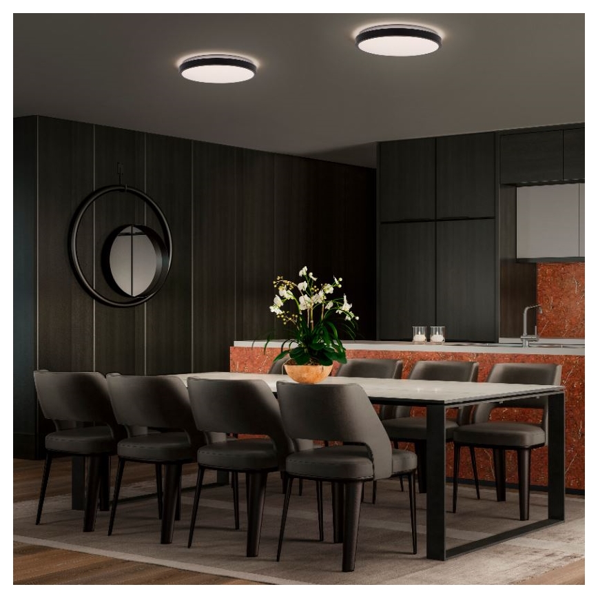 Ledvance - LED-Deckenleuchte ORBIS LONDON LED/16W/230V schwarz