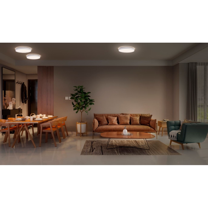 Ledvance - LED-Deckenleuchte ORBIS LONDON LED/24W/230V weiß