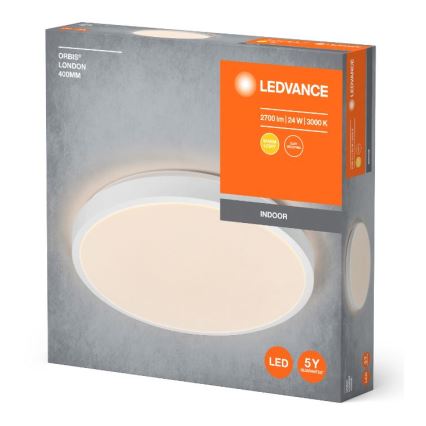 Ledvance - LED-Deckenleuchte ORBIS LONDON LED/24W/230V weiß