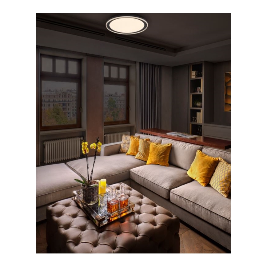 Ledvance - LED-Deckenleuchte ORBIS PEDERSON LED/36W/230V d 55 cm schwarz