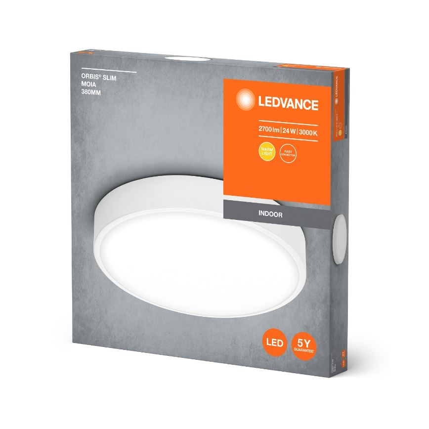 Ledvance - LED-Deckenleuchte ORBIS SLIM LED/24W/230V weiß