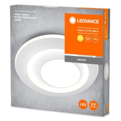 Ledvance - LED-Deckenleuchte ORBIS SPIRAL LED/27W/230V