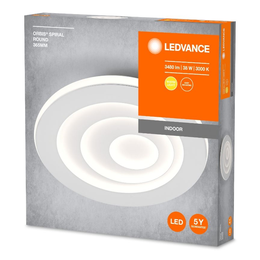 Ledvance - LED-Deckenleuchte ORBIS SPIRAL LED/38W/230V