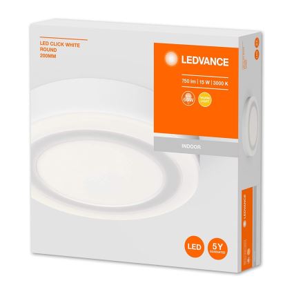 Ledvance - LED-Deckenleuchte ROUND LED/15W/230V d. 20 cm