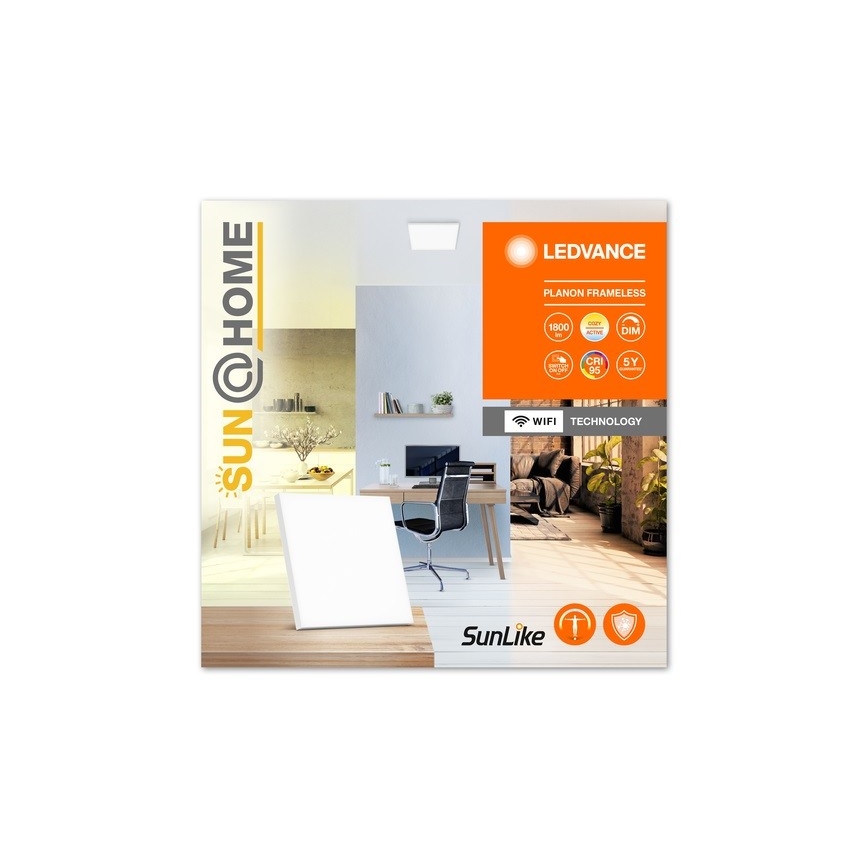 Ledvance - LED dimmbares Deckenleuchte SUN@HOME LED/20W/230V 2200-5000K CRI 95 Wi-Fi
