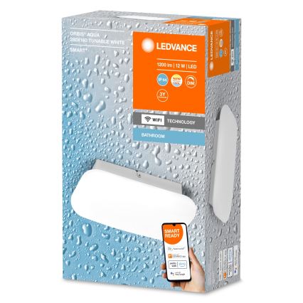 Ledvance - Dimmbare LED-Badezimmerleuchte SMART+ AQUA LED/12W/230V 3000-6500K IP44 Wi-Fi