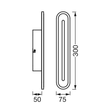 Ledvance - Dimmbare LED-Badezimmerleuchte SMART+ BATH LED/13W/230V 3000-6500K IP44 Wi-Fi