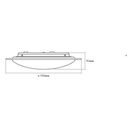 Ledvance - Dimmbare LED-Deckenleuchte ORBIS SPARKLE LED/24W/230V 2700-6500K Ø 50 cm + Fernbedienung