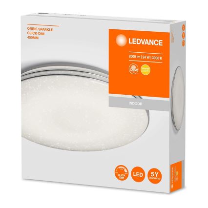 Ledvance - LED dimmbare Deckenleuchte ORBIS SPARKLE LED/24W/230V