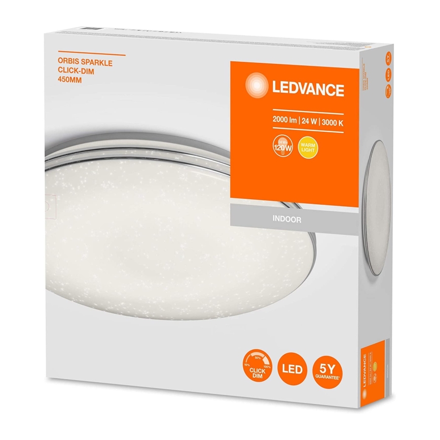Ledvance - LED dimmbare Deckenleuchte ORBIS SPARKLE LED/24W/230V