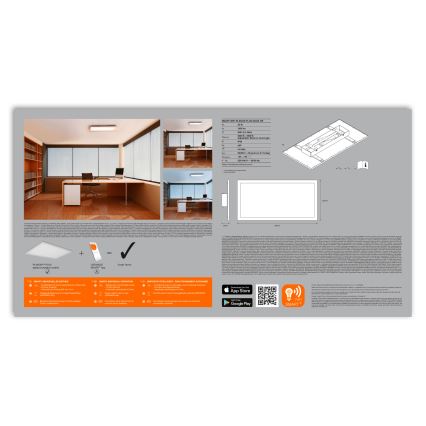 Ledvance - LED Dimmbare Deckenleuchte SMART+ PLANON LED/22W/230V Wi-Fi