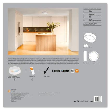 Ledvance - LED-Dimmer-Deckenleuchte SMART+ CYLINDER LED/24W/230V 3,000K-6,500K Wi-Fi