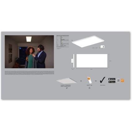 Ledvance - LED-Dimmer-Deckenleuchte SMART+ FRAMELESS LED/28W/230V 3000K -6500K Wi-Fi