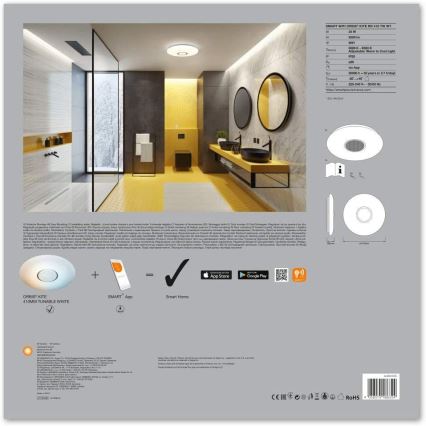 Ledvance - LED-Dimmer-Deckenleuchte SMART+ KITE LED/24W/230V Wi-Fi