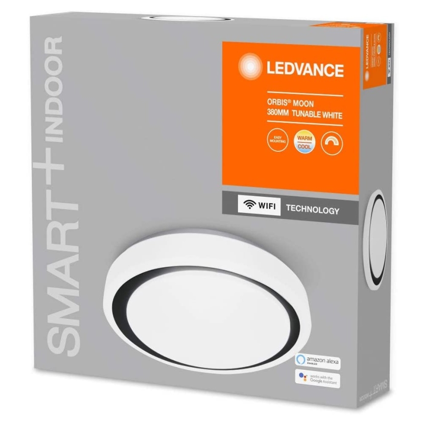 Ledvance - LED-Dimmer-Deckenleuchte SMART+ MOON LED/24W/230V 3,000K-6,500K Wi-Fi