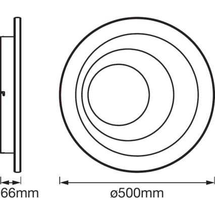 Ledvance - LED-Dimmer-Deckenleuchte SMART+ SPIRAL LED/24W/230V 3,000K-6,500K Wi-Fi