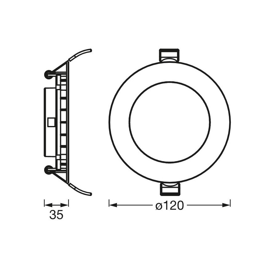Ledvance - LED-Einbauleuchte SLIM LED/8W/230V 6500K