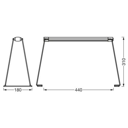 Ledvance - LED-Innenleuchte GARDEN LIGHT LED/14W/230V