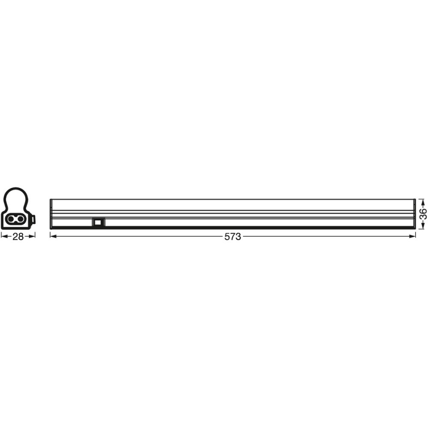 Ledvance – LED-Küchenunterbauleuchte mit Sensor BATTEN LED/8W/230V 60 cm
