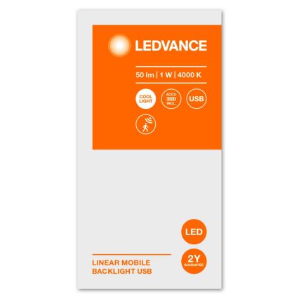 Ledvance - LED-Küchenunterbauleuchte mit Sensor MOBILE LED/1W/5V 500 mAh 20 cm