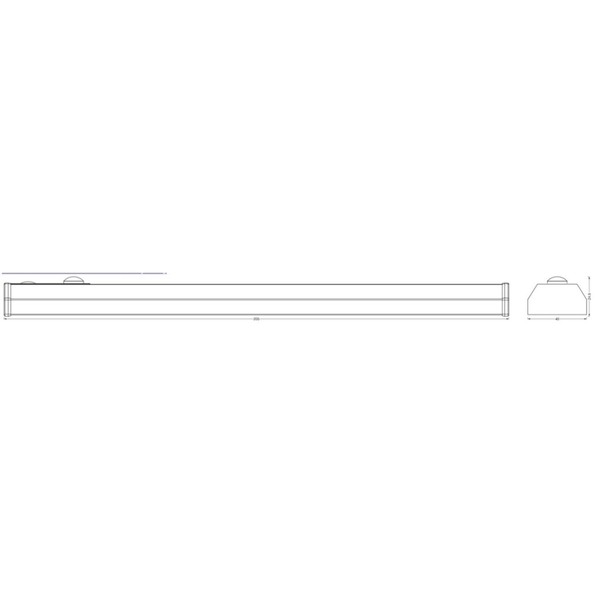 Ledvance - LED-Küchenunterbauleuchte mit Sensor MOBILE LED/1W/5V 500 mAh 20 cm