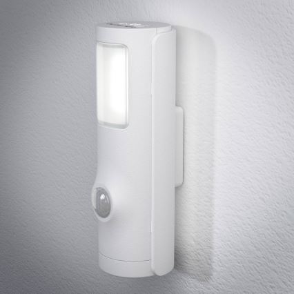 Ledvance - LED Orientierungsleuchte mit Sensor NIGHTLUX LED/0,35W/3xAAA IP54