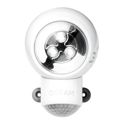 Ledvance - LED-Orientierungslicht für den Außenbereich mit Sensor SPYLUX LED/0,3W/3xAA IP43