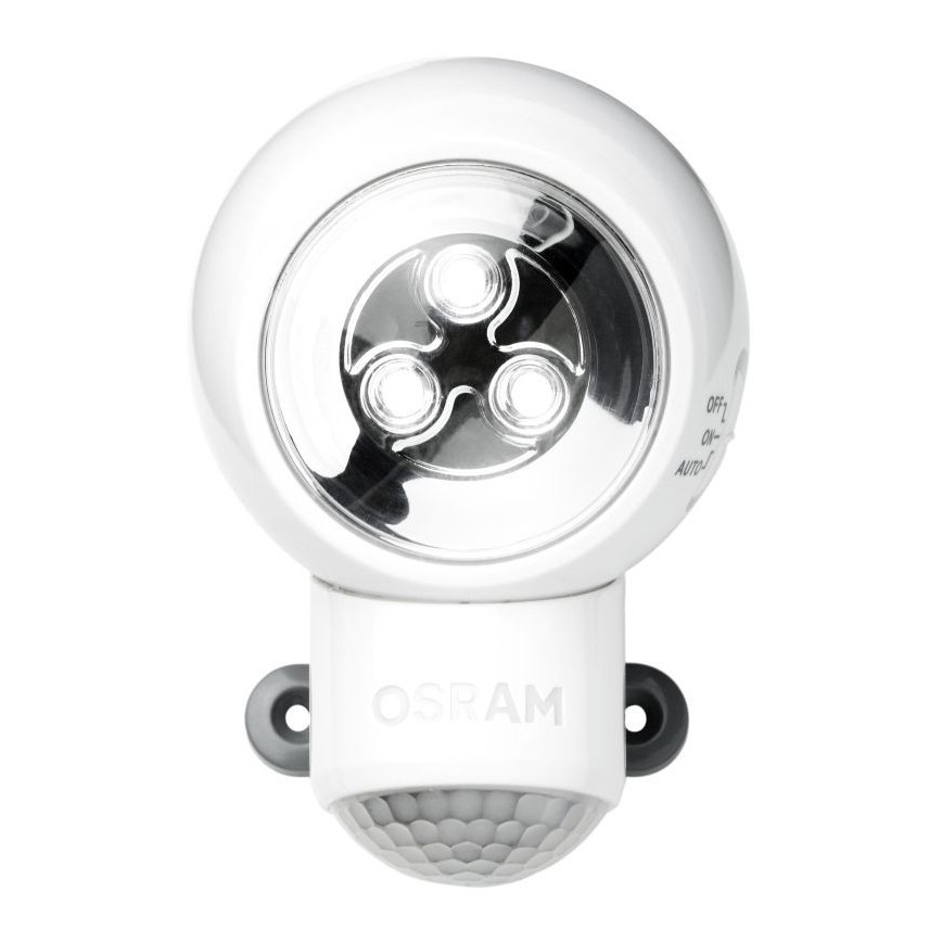 Ledvance - LED-Orientierungslicht für den Außenbereich mit Sensor SPYLUX LED/0,3W/3xAA IP43