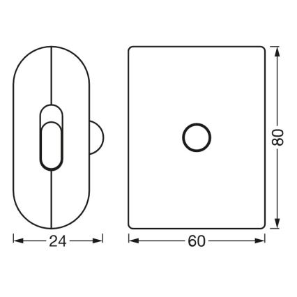 Ledvance - LED-Orientierungslicht mit Sensor für Kinder NIGHTLUX LED/0,2W/4,5V 3000K