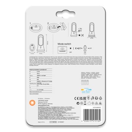 Ledvance - LED-Orientierungslicht mit Sensor MOBILE LED/0,7W/4xAAA