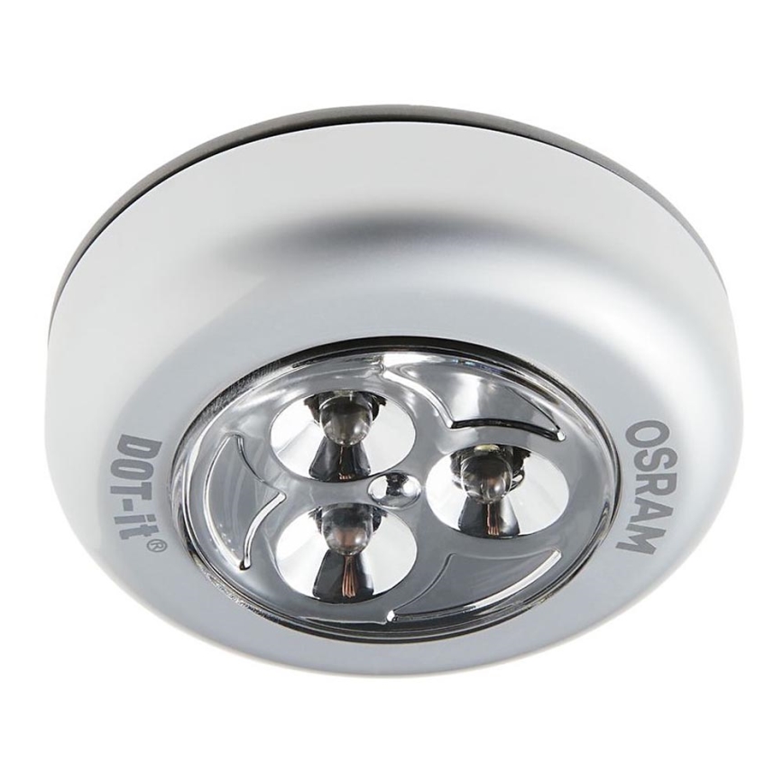 Ledvance - LED-Orientierungslicht mit Touch-Funktion DOT-IT LED/0,2W/3xAAA
